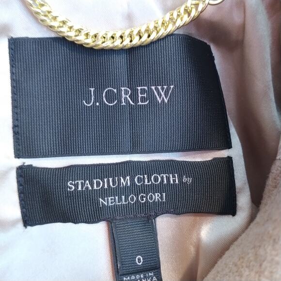 J Crew Stadium Cloth Nello Gori Coat - Picture 8 of 8